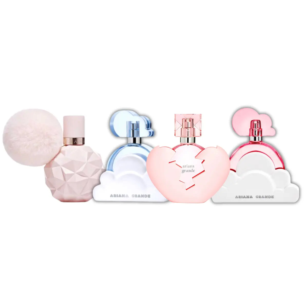 Set de 4 perfumes | Sweet Like Candy, Cloud, Cloud Pink, Thank u Next 100ml